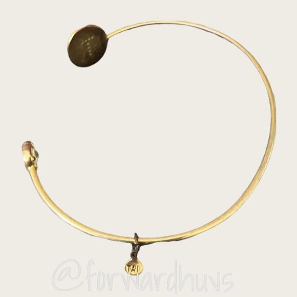 Bundle Sale 3 for $15 | TAI Monogram Cuff Bracelet | Wear Noted - Picture 4 of 8